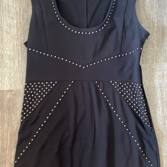 ROCK & REPUBLIC large black studded dress - Picture 2 of 5